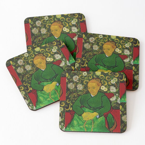 Item preview, La Berceuse Portrait of Madame Roulin by Vincent van Gogh: Post‑Impressionist Print designed and sold by artofuniverse.