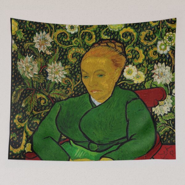Item preview, La Berceuse Portrait of Madame Roulin by Vincent van Gogh: Post‑Impressionist Print designed and sold by artofuniverse.