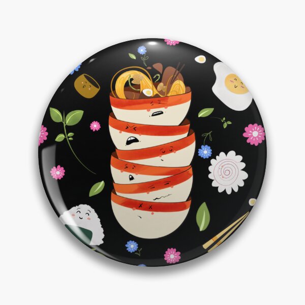 Item preview, Cute Ramen Pattern - Kawaii Japanese Food Illustration designed and sold by CuteStuffCo..