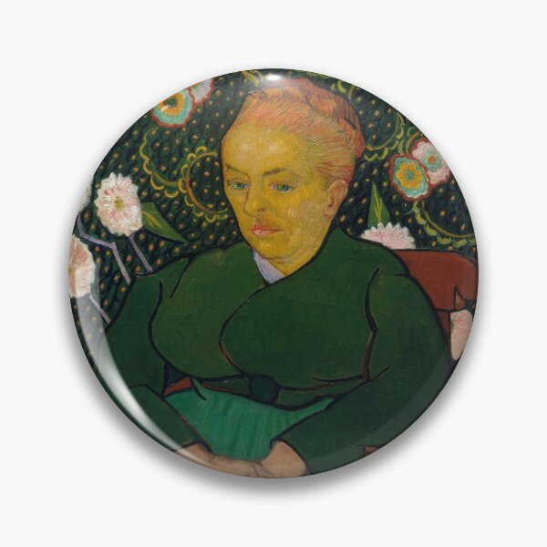 Item preview, La Berceuse by Vincent van Gogh: Post Impressionist Floral Portrait Poster designed and sold by artofuniverse.