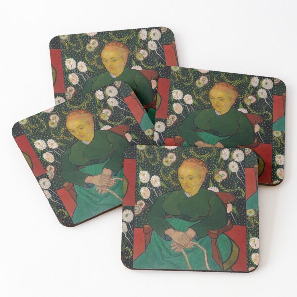 Item preview, La Berceuse by Vincent van Gogh: Post Impressionist Floral Portrait Poster designed and sold by artofuniverse.