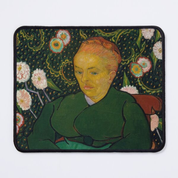 Item preview, La Berceuse by Vincent van Gogh: Post Impressionist Floral Portrait Poster designed and sold by artofuniverse.