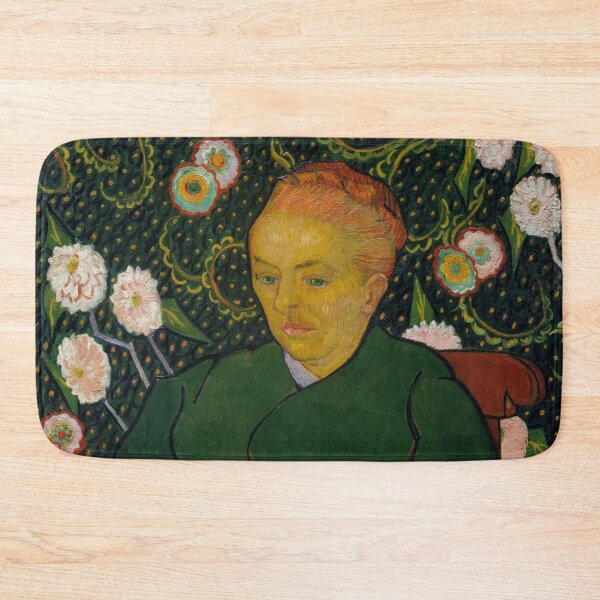 Item preview, La Berceuse by Vincent van Gogh: Post Impressionist Floral Portrait Poster designed and sold by artofuniverse.