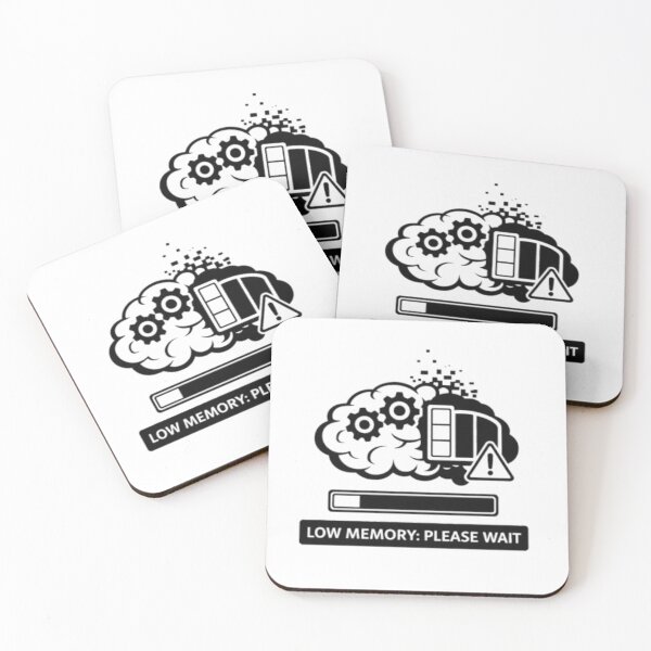 Item preview, Low Memory Brain – Funny Overthinking Humor Design designed and sold by MS-DesignArt.