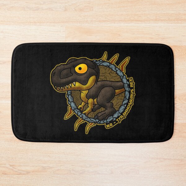 Item preview, Pocket Dinosaur T-Rex #02 – Cute Chibi Tyrannosaurus Rex Badge | Mini Prehistoric Predator Design designed and sold by Grimtech Workshop.