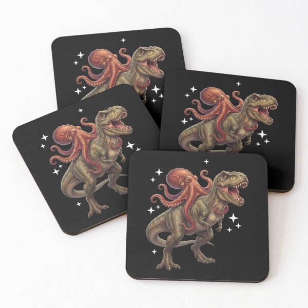 Item preview, Funny Octopus Riding T Rex Dinosaur Animal Lover designed and sold by TerryConnells.