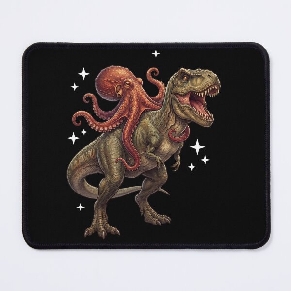 Item preview, Funny Octopus Riding T Rex Dinosaur Animal Lover designed and sold by TerryConnells.