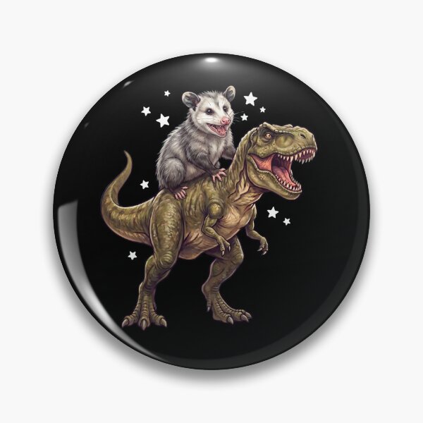 Item preview, Funny Opossum Riding T Rex Dinosaur Animal Lover designed and sold by TerryConnells.