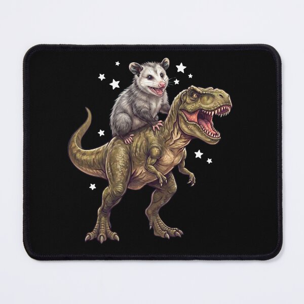 Item preview, Funny Opossum Riding T Rex Dinosaur Animal Lover designed and sold by TerryConnells.