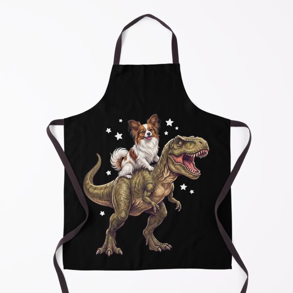 Item preview, Funny Papillon Riding T Rex Dinosaur Dog Lover designed and sold by TerryConnells.