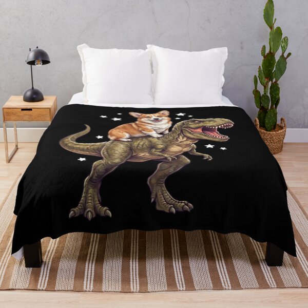 Item preview, Funny Pembroke Welsh Corgi Riding T Rex Dinosaur Dog Lover designed and sold by TerryConnells.