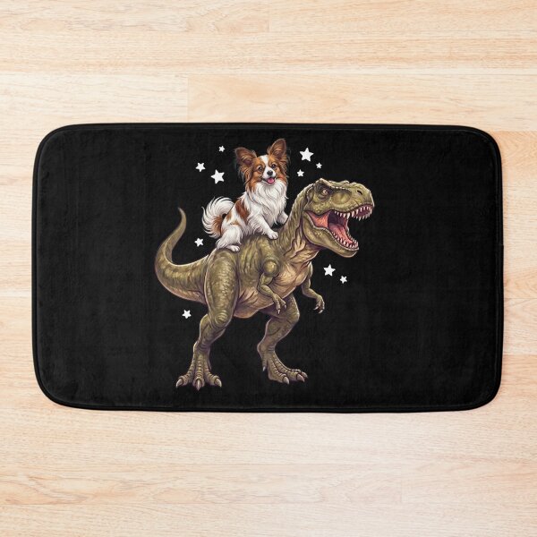 Item preview, Funny Papillon Riding T Rex Dinosaur Dog Lover designed and sold by TerryConnells.