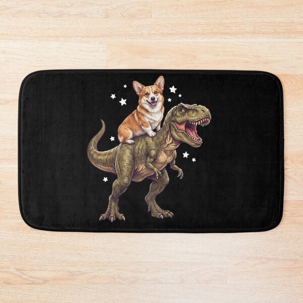 Item preview, Funny Pembroke Welsh Corgi Riding T Rex Dinosaur Dog Lover designed and sold by TerryConnells.