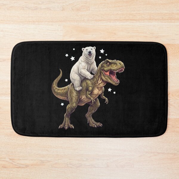 Item preview, Funny Polar Bear Riding T Rex Dinosaur Animal Lover designed and sold by TerryConnells.