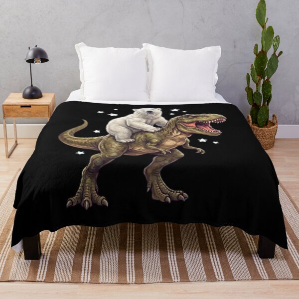 Item preview, Funny Polar Bear Riding T Rex Dinosaur Animal Lover designed and sold by TerryConnells.