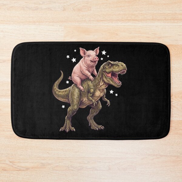 Item preview, Divertido cerdo montando un dinosaurio T-Rex amante de los animales designed and sold by TerryConnells.