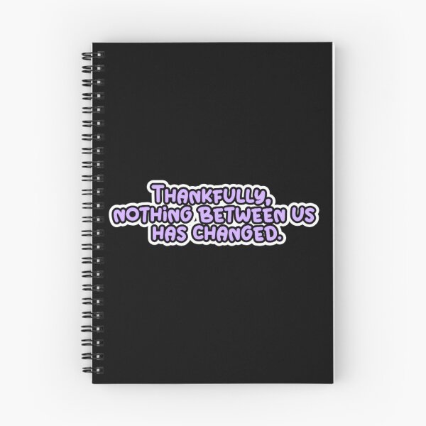 Item preview, Thankfully Nothing Between Us Has Changed – Minimalist Comfort Quote designed and sold by ARMYPLUGCO.
