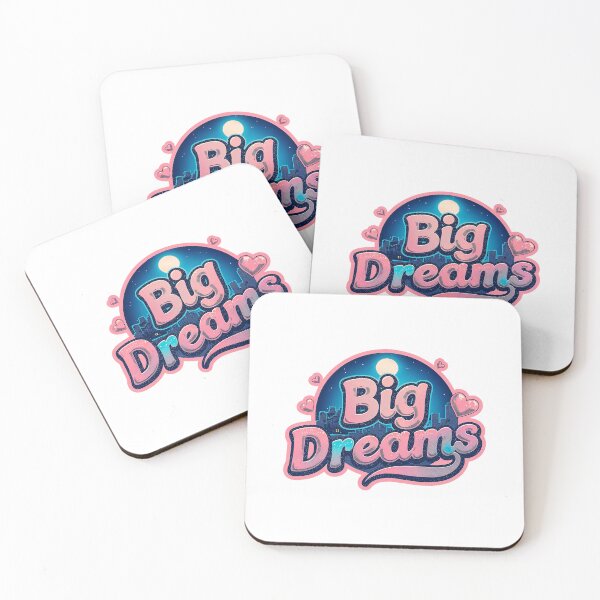 Item preview, Beautiful text "Big Dreams" city, moon designed and sold by TanyaLovus.