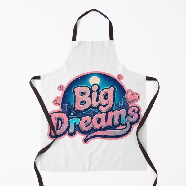 Item preview, Beautiful text "Big Dreams" city, moon designed and sold by TanyaLovus.