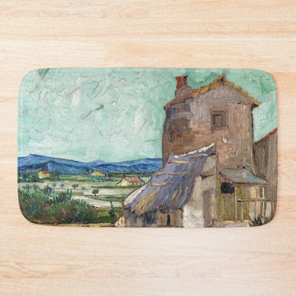 Item preview, La Maison De La Crau by Vincent van Gogh: Rustic Provençal Village Poster designed and sold by artofuniverse.