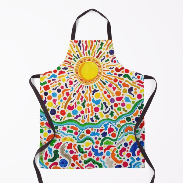 Aperçu de l'œuvre Radiant Sun Garden – Colorful Abstract Bloom créée et vendue par EchoPrints7.