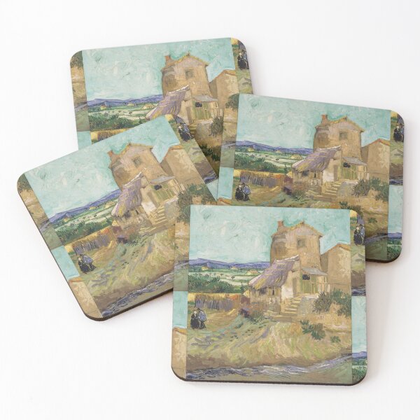Item preview, La Maison De La Crau the Old Mill by Vincent van Gogh: Rustic Art Print designed and sold by artofuniverse.