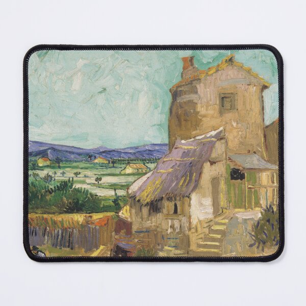 Item preview, La Maison De La Crau the Old Mill by Vincent van Gogh: Rustic Art Print designed and sold by artofuniverse.