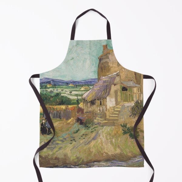 Item preview, La Maison De La Crau the Old Mill by Vincent van Gogh: Rustic Art Print designed and sold by artofuniverse.