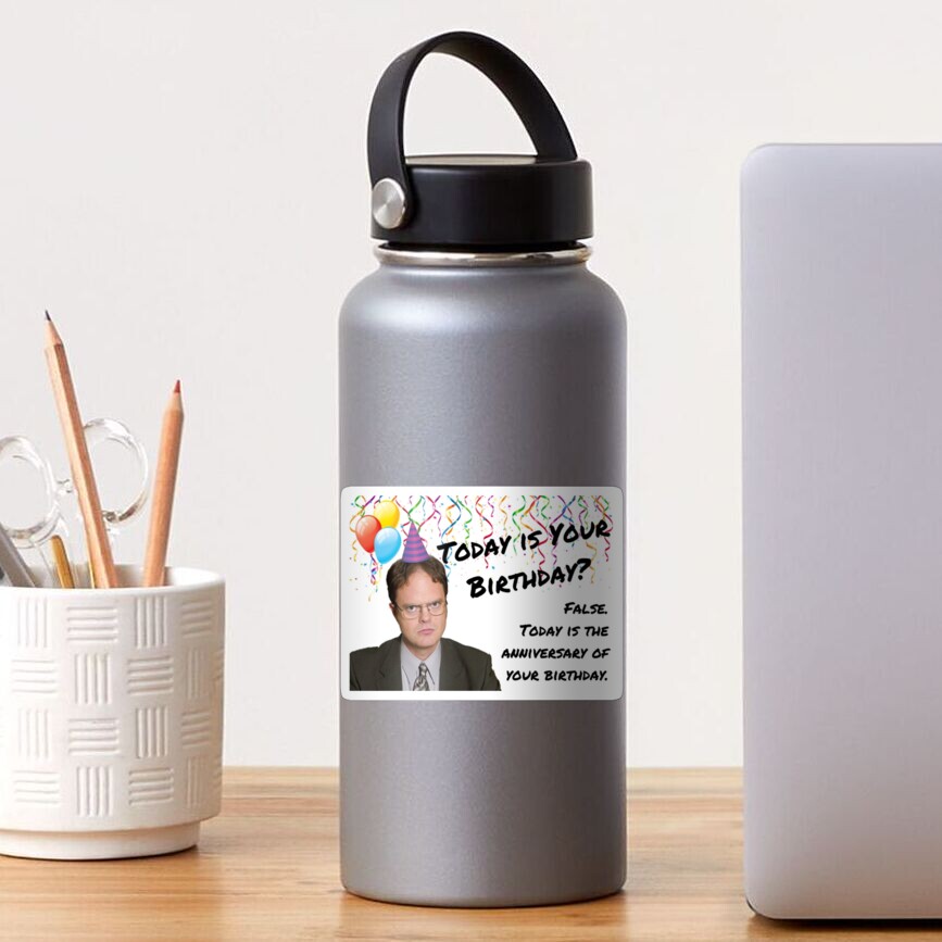 The Office, Dwight Schrute birthday Sticker