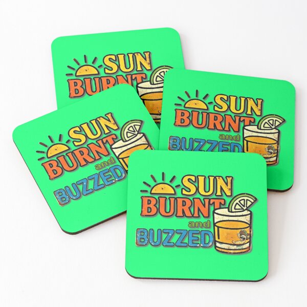 Item preview, SUN BURNT AND BUZZED - RETRO designed and sold by Pickle Wicked Designs.