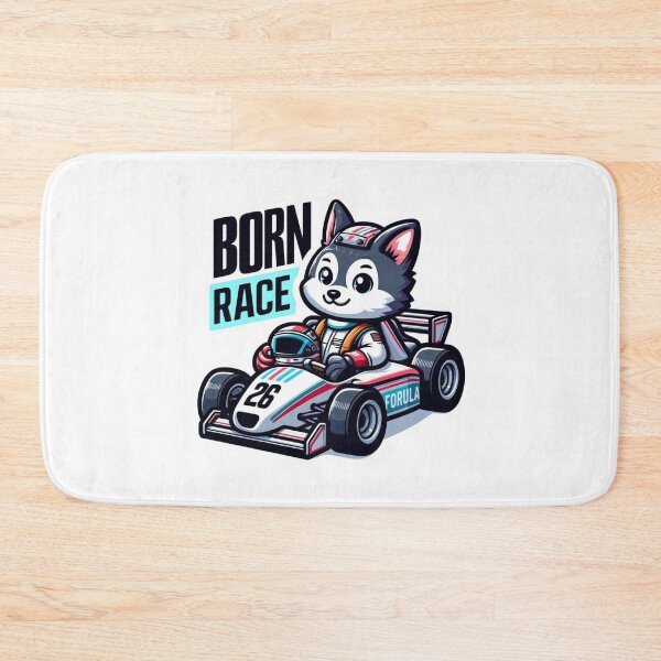 Item preview, Born to Race Husky-Cute Racing Dog Cartoon designed and sold by carestazafeli.