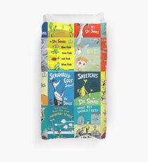 Dr. Seuss Book Covers Duvet Cover