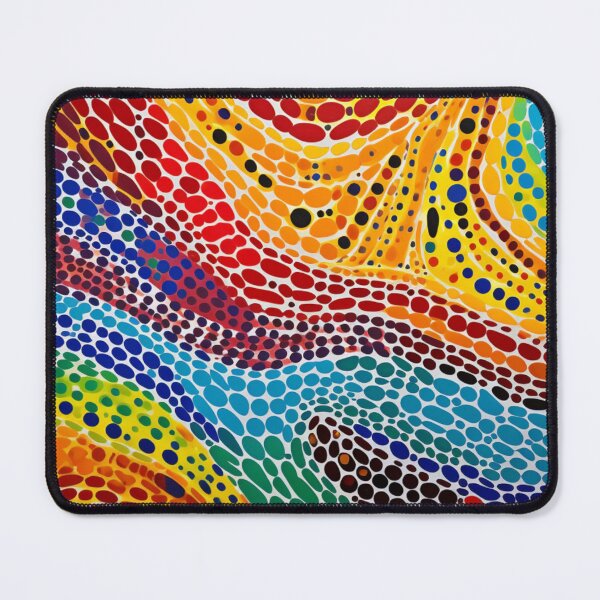 Item preview, Aboriginal Inspired Dot Art - Abstract Multicolor Stream Flows designed and sold by GrinGalore.