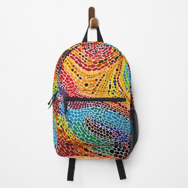Item preview, Aboriginal Inspired Dot Art - Abstract Multicolor Stream Flows designed and sold by GrinGalore.