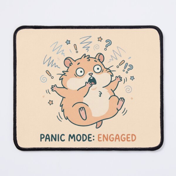 Item preview, Funny Cute Animal Meme – “ PANIC MODE : ENGAGED ” kawaii designed and sold by Ace01st.