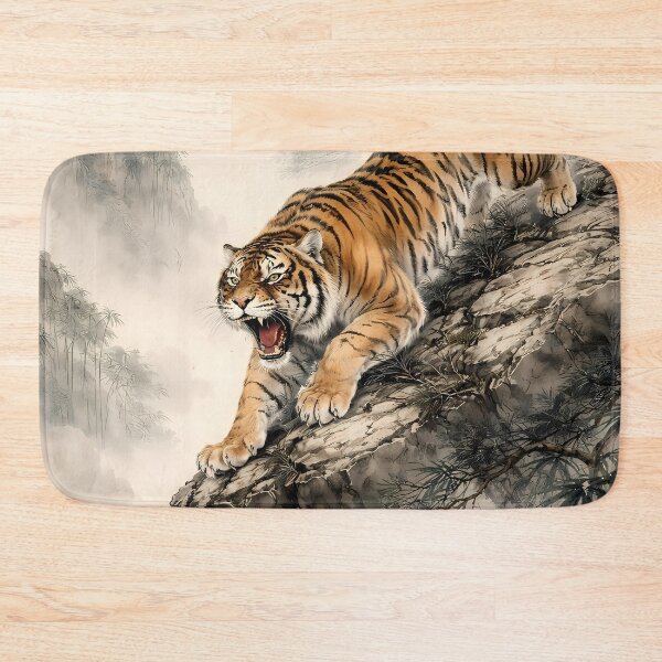 Item preview, Tiger Descending a Misty Mountain designed and sold by cuprum.