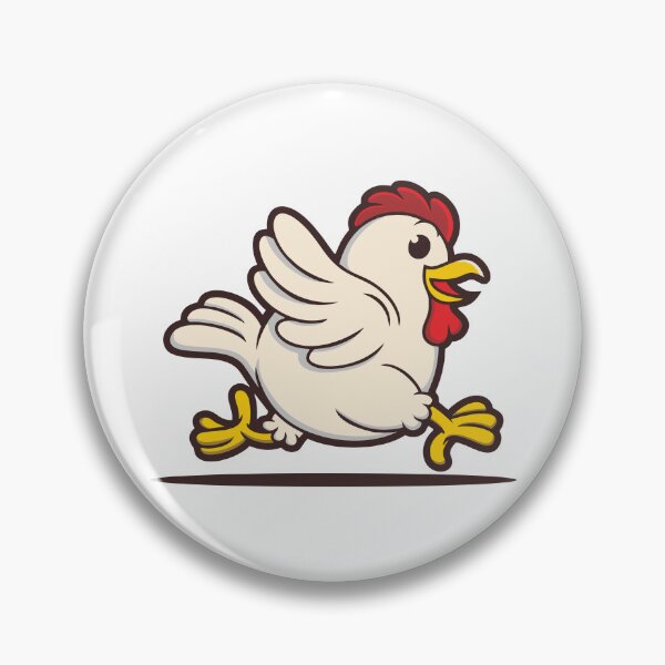 Item preview, Funny Running Chicken Cartoon Vector designed and sold by Romain V  Beaupré.