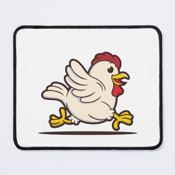 Item preview, Funny Running Chicken Cartoon Vector designed and sold by Romain V  Beaupré.