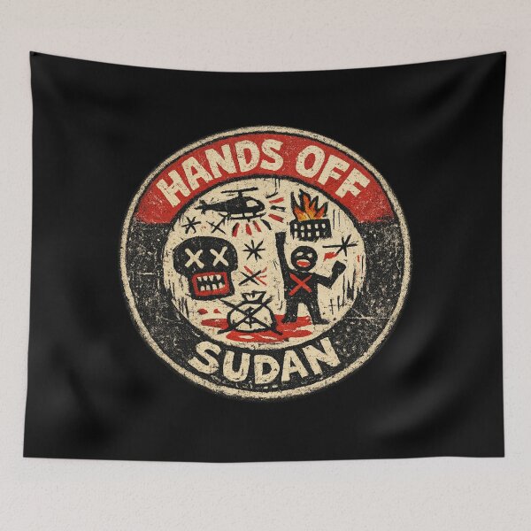 Item preview, Hands Off Sudan designed and sold by DIRTYDUNNZ.