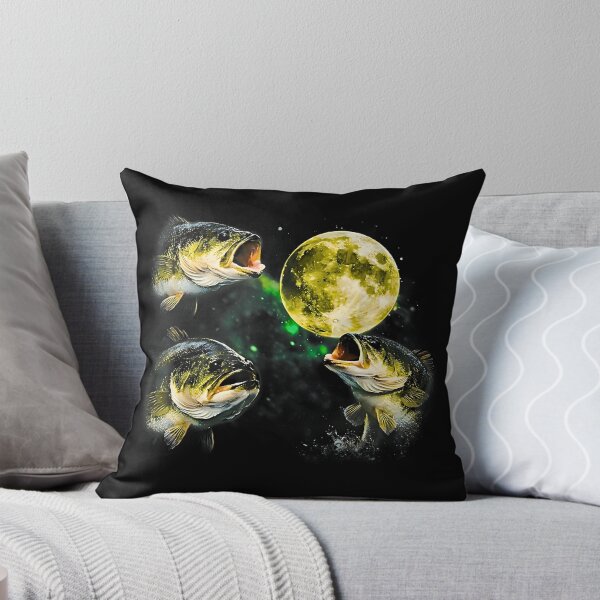 Item preview, Fish Howling to The Moon Vintage 90s Retro Fish Graphic designed and sold by FerminVigo.