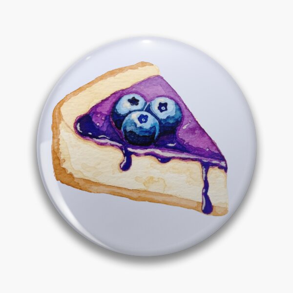 Item preview, Blueberry cheesecake – handmade in watercolor. designed and sold by Greitas.
