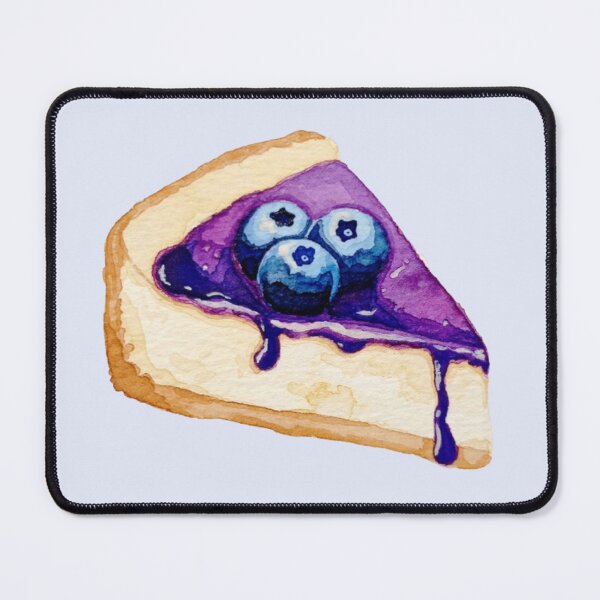 Item preview, Blueberry cheesecake – handmade in watercolor. designed and sold by Greitas.