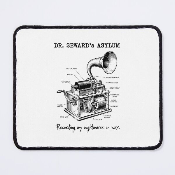 Item preview, Dr Sewards Asylum Recording My Nightmares On Wax Dracula designed and sold by Fenay Designs.