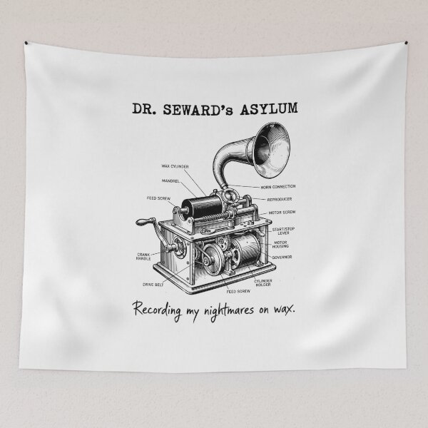 Item preview, Dr Sewards Asylum Recording My Nightmares On Wax Dracula designed and sold by Fenay Designs.