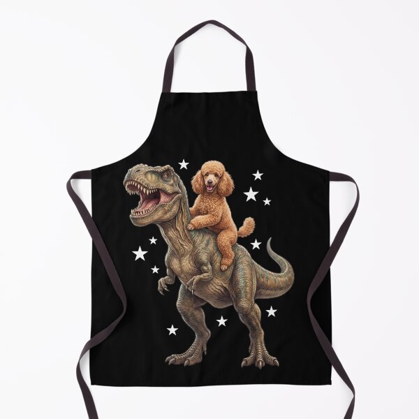 Item preview, Funny Poodle Riding T Rex Dinosaur Dog Lover designed and sold by TerryConnells.