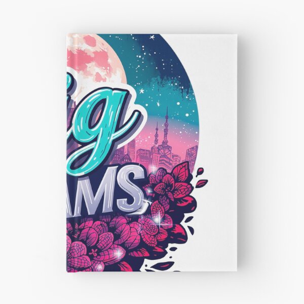 Item preview, Beautiful text "Big Dreams" city, moon designed and sold by TanyaLovus.
