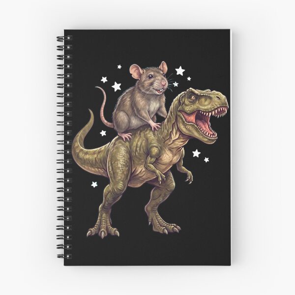 Item preview, Funny Rat Riding T Rex Dinosaur Animal Lover designed and sold by TerryConnells.
