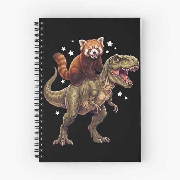 Item preview, Funny Red Panda Riding T Rex Dinosaur Animal Lover designed and sold by TerryConnells.