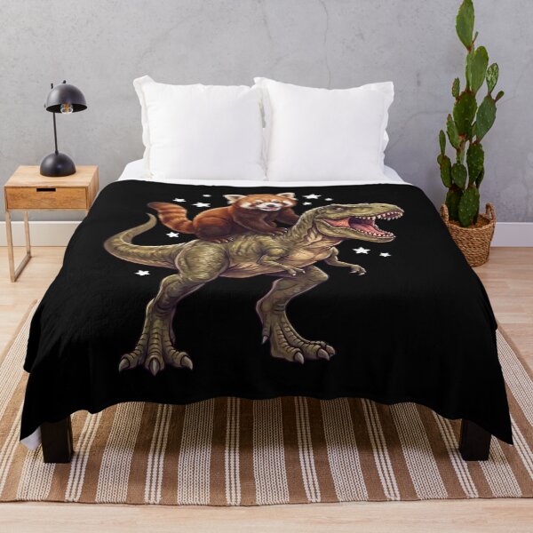 Item preview, Funny Red Panda Riding T Rex Dinosaur Animal Lover designed and sold by TerryConnells.