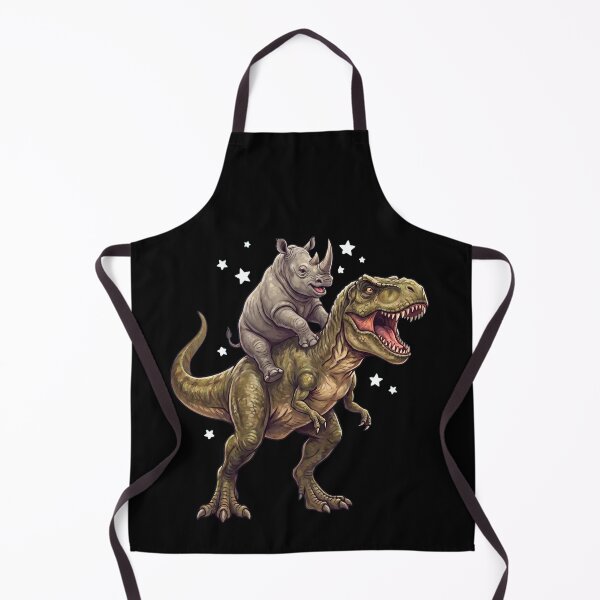 Item preview, Funny Rhino Riding T Rex Dinosaur Animal Lover designed and sold by TerryConnells.